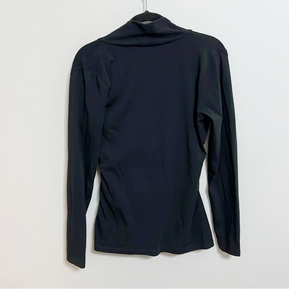 CAbi 3185 Black Wrap Tee Large EUC - Picture 4 of 7